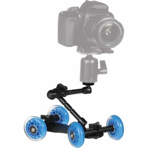 4-Wheel Desktop Tabletop Dolly Car Slider For Camera