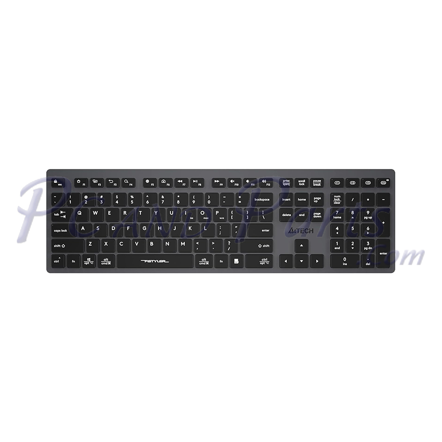 A4Tech FBX50C Dual Mode Bluetooth & 2.4G Wireless Rechargeable Keyboard