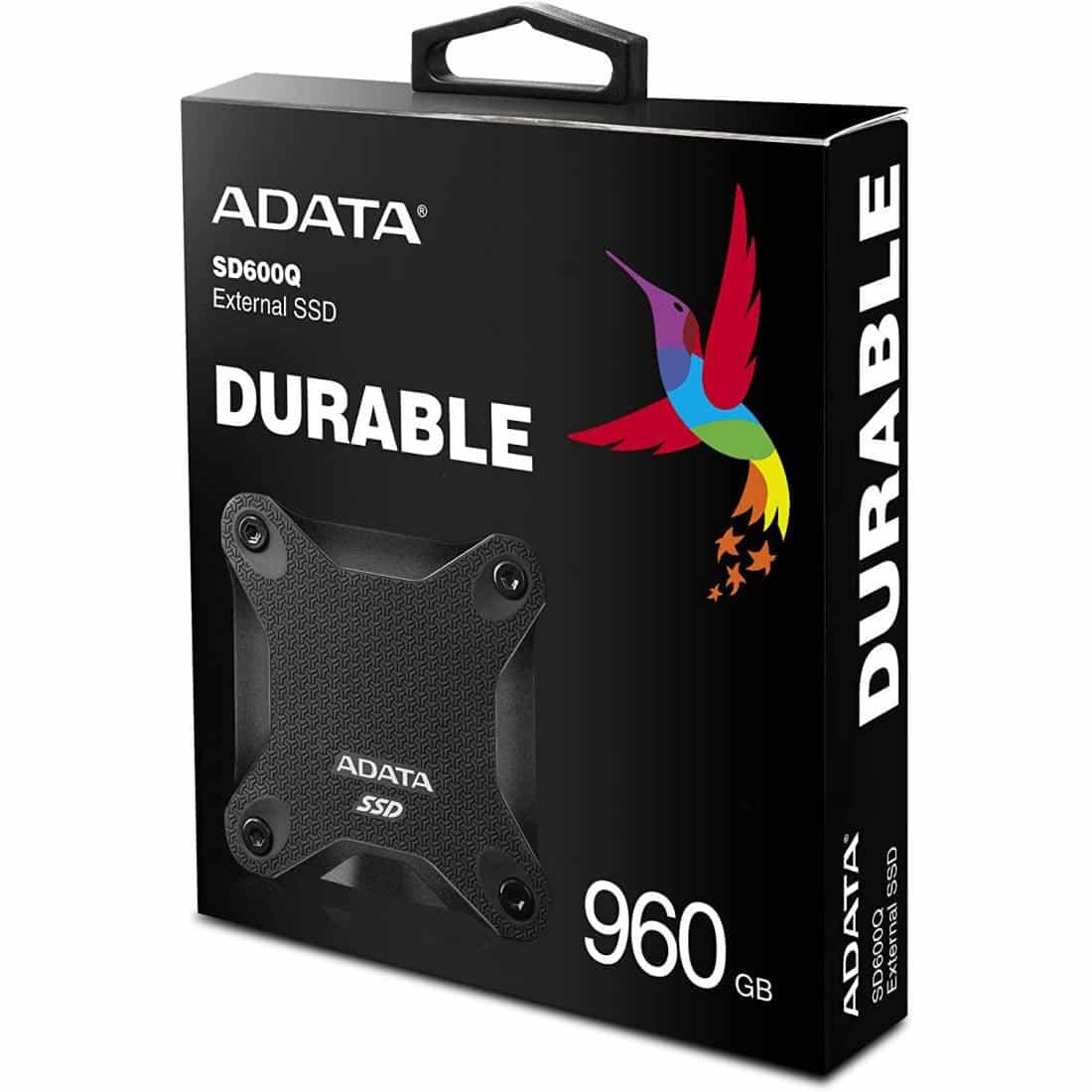 ADATA Entry Series SD600Q: 480GB Black External SSD USB 3.1 Xbox &amp; PS4 Compatible