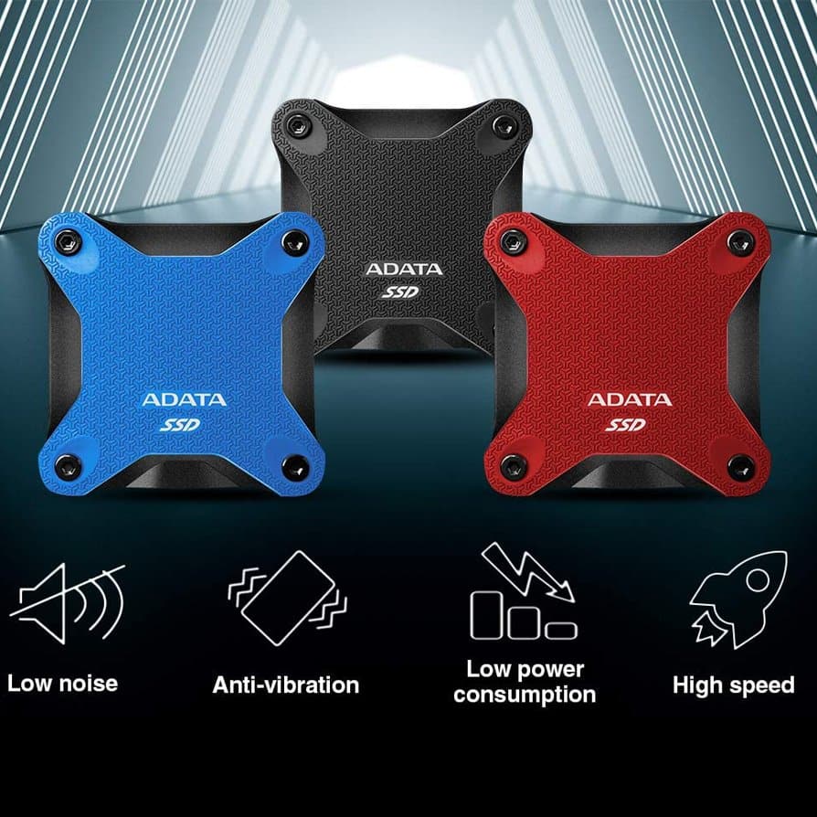 ADATA Entry Series SD600Q: 480GB Black External SSD USB 3.1 Xbox &amp; PS4 Compatible
