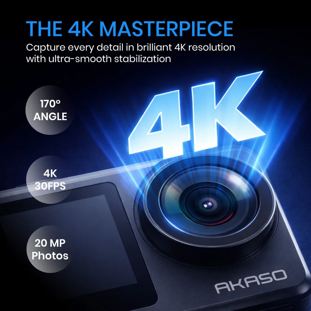 Akaso Brave 7 IPX8 Waterproof Action Camera 4K