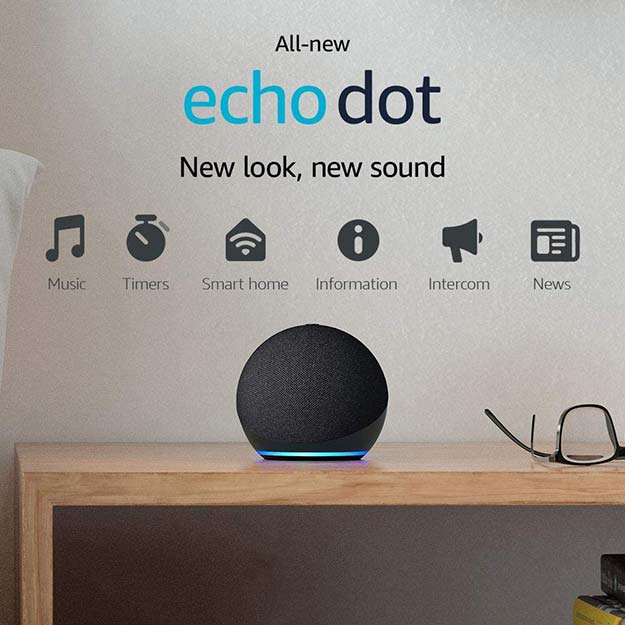 Amazon Echo Dot (4th Generation, 2020) – Smart Speaker with Alexa
