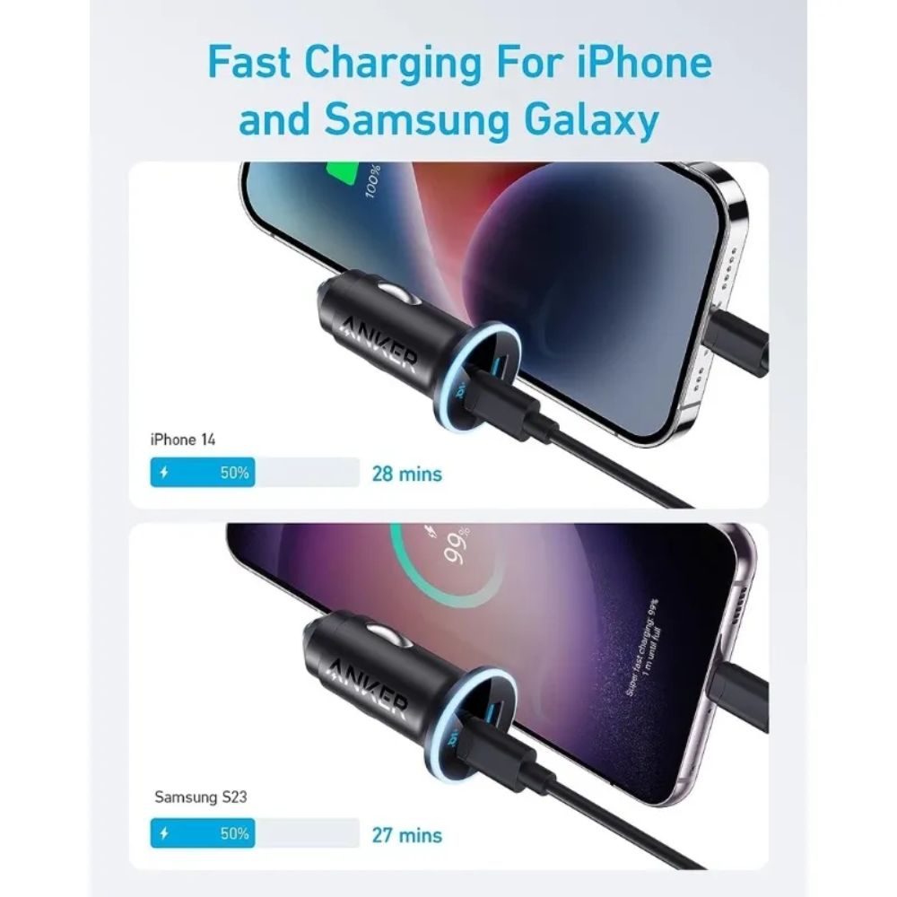 Anker 323 Car Charger 52.5W