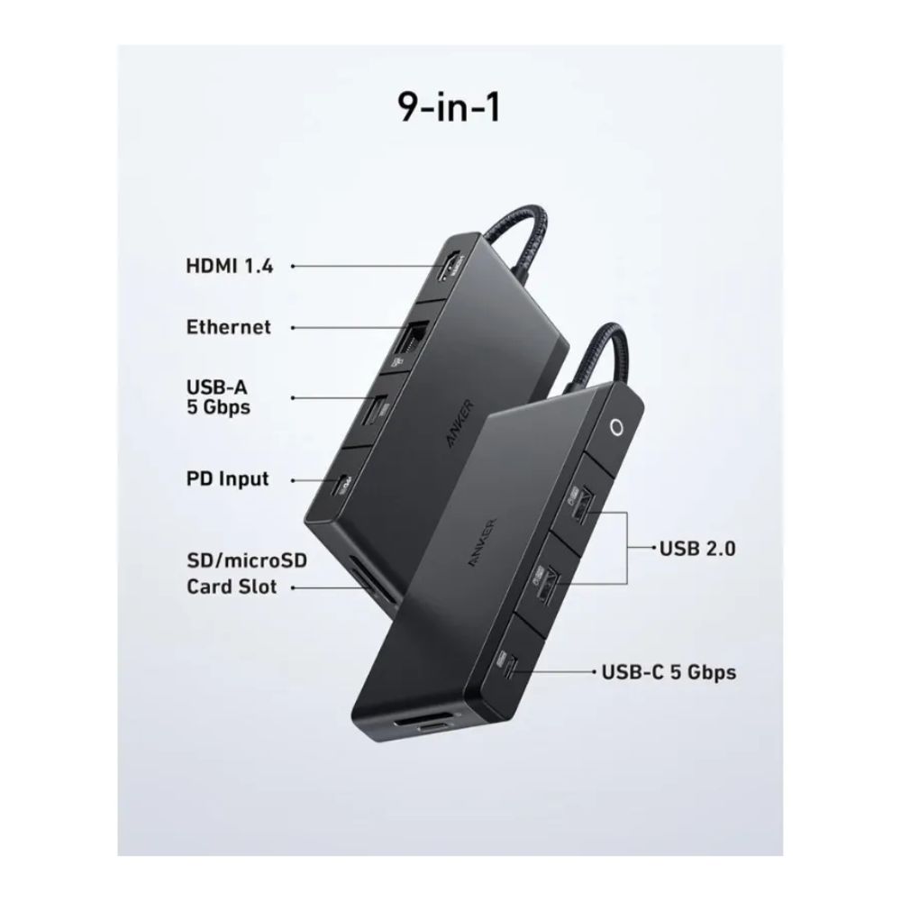 Anker 552 USB-C Hub 9-in-1 4K HDMI