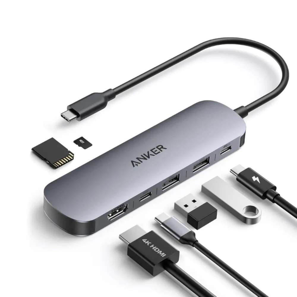 Anker USB-C Hub (7-in-1, 4K@60Hz)