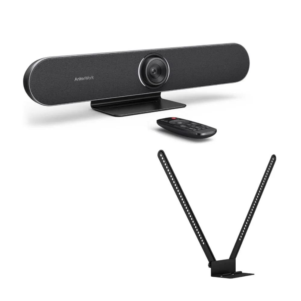 Anker AnkerWork BR300 Video Bar and TV Mount Bundle