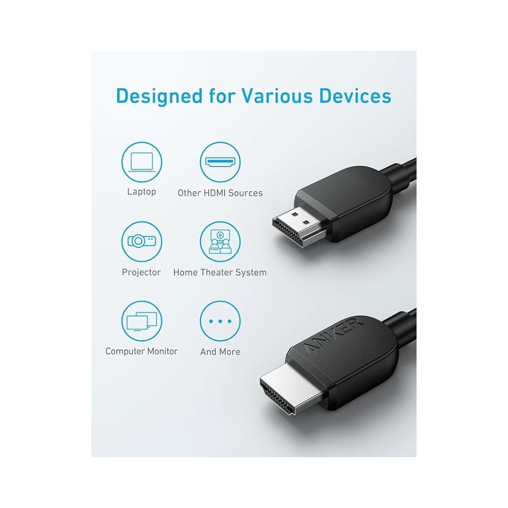Anker HDMI to HDMI Cable 8K 6ft