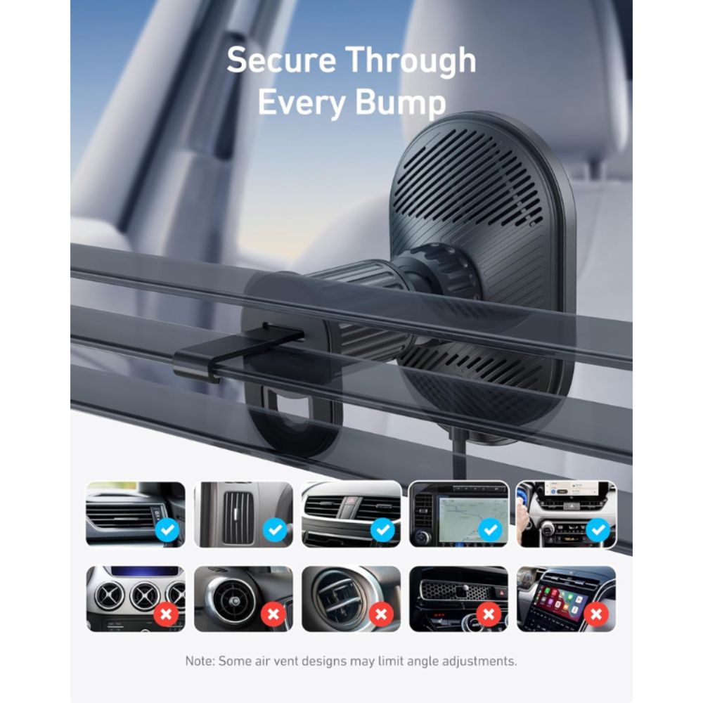 Anker MagSafe Wireless Car Charger 15W
