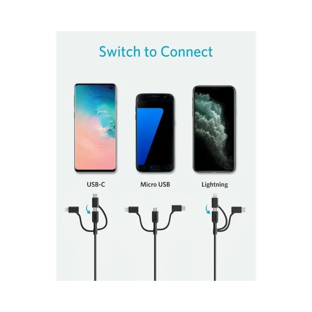 Anker PowerLine II 3-in-1 Cable