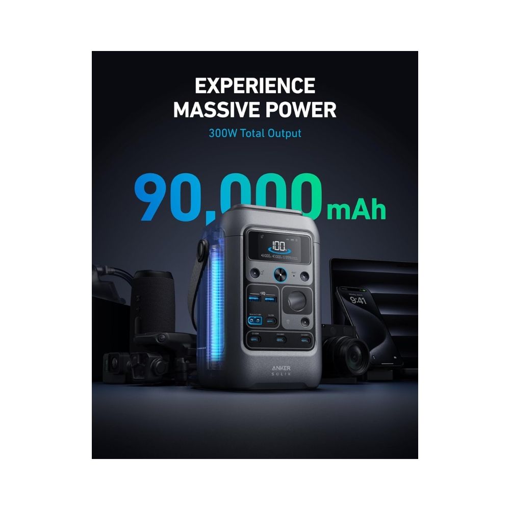 Anker SOLIX C300 Portable Power Station - 288Wh | 300W