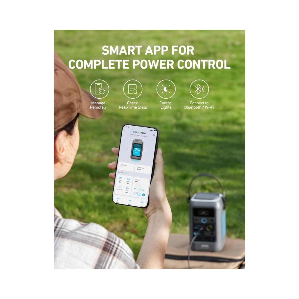 Anker SOLIX C300 Portable Power Station - 288Wh | 300W