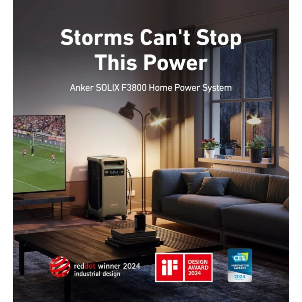 Anker SOLIX F3800 Portable Power Station - 3840Wh | 6000W