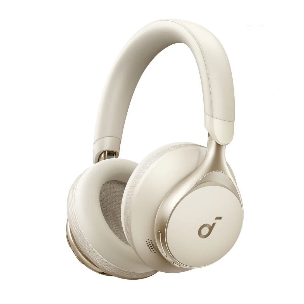 Soundcore Space One | Active Noise Cancelling Headphones – Latte Cream by Anker