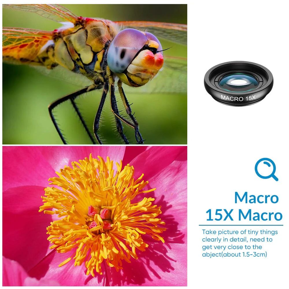 Apexel 22X 10-in-1 Phone Lens Kit