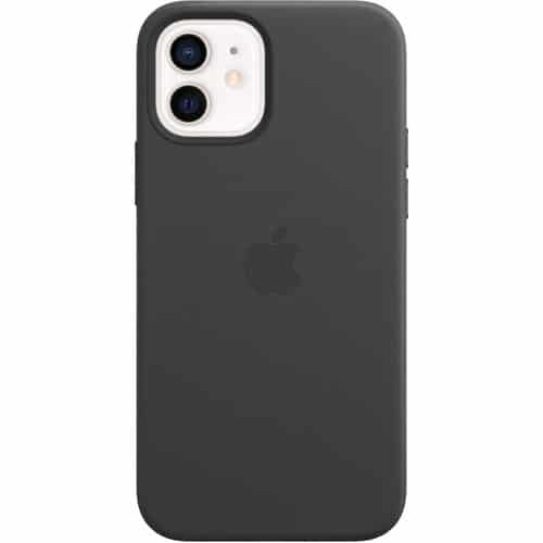 Apple iPhone 13 / 13 Pro &amp; 13 Pro Max Leather/Silicone Case with MagSafe (Black)