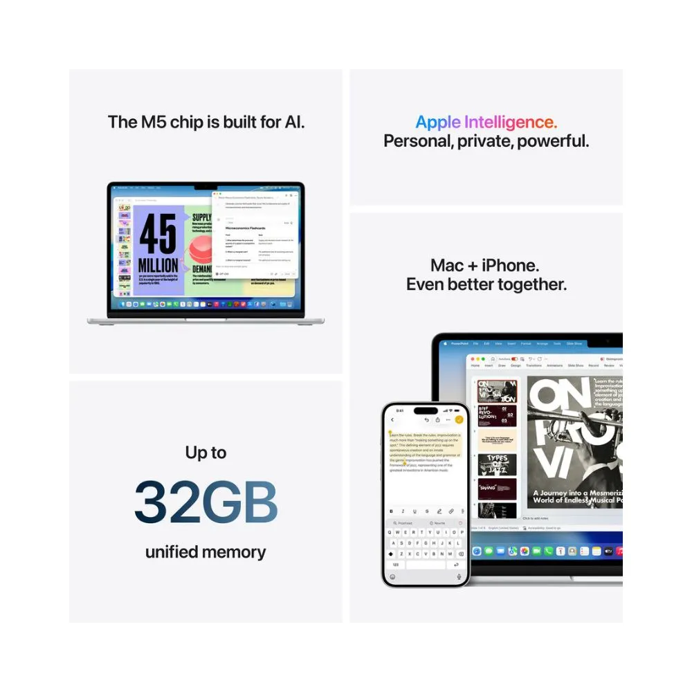 Apple MacBook Air 13″ M5 Chip 16GB Ram - 1TB SSD