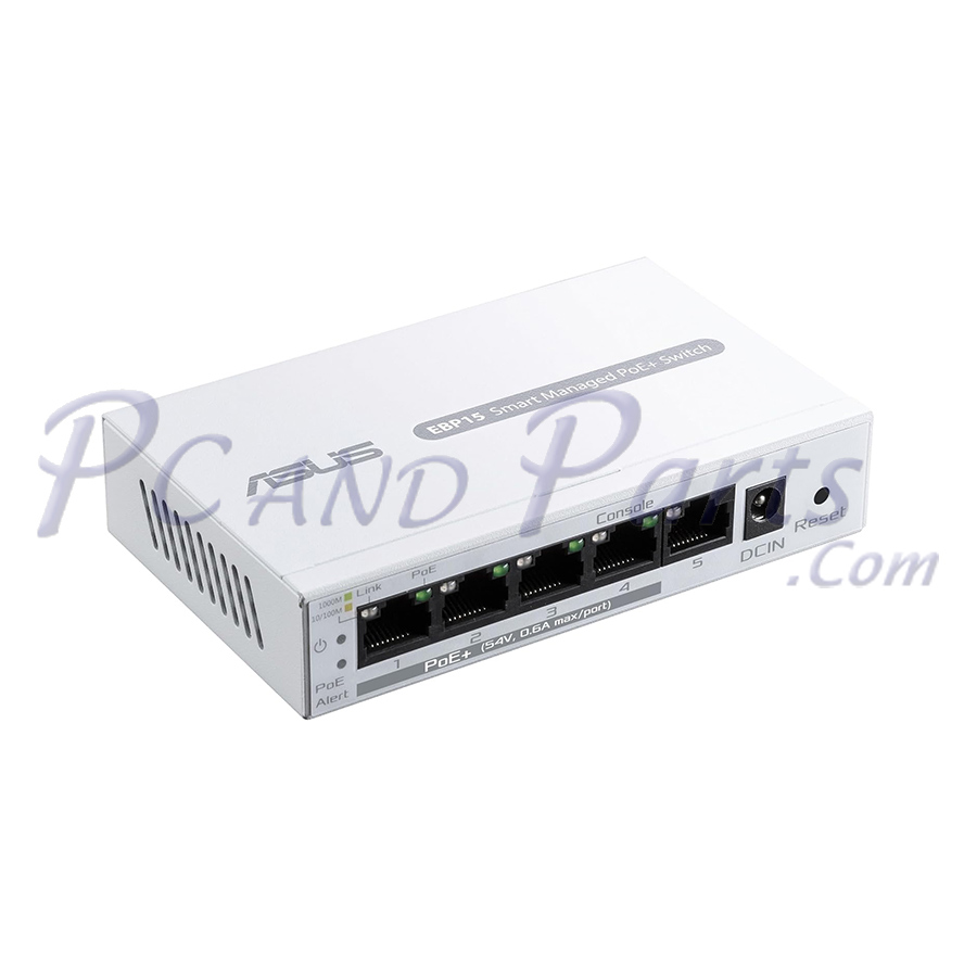 Asus ExpertWiFi EBP15 5-Port GbE Smart Managed PoE+ Switch