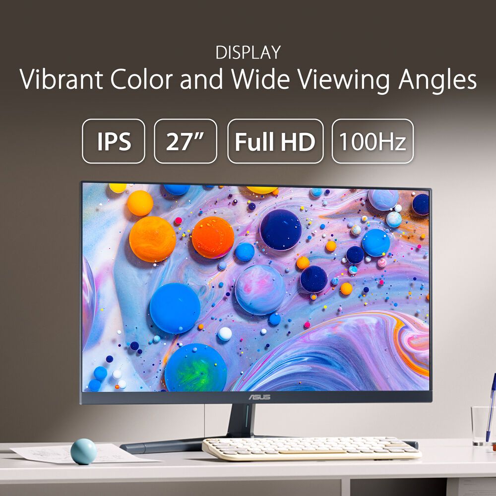 ASUS VU279CFE – 27″ Eye Care Monitor – 100Hz – USB-C & HDMI – Business Monitor