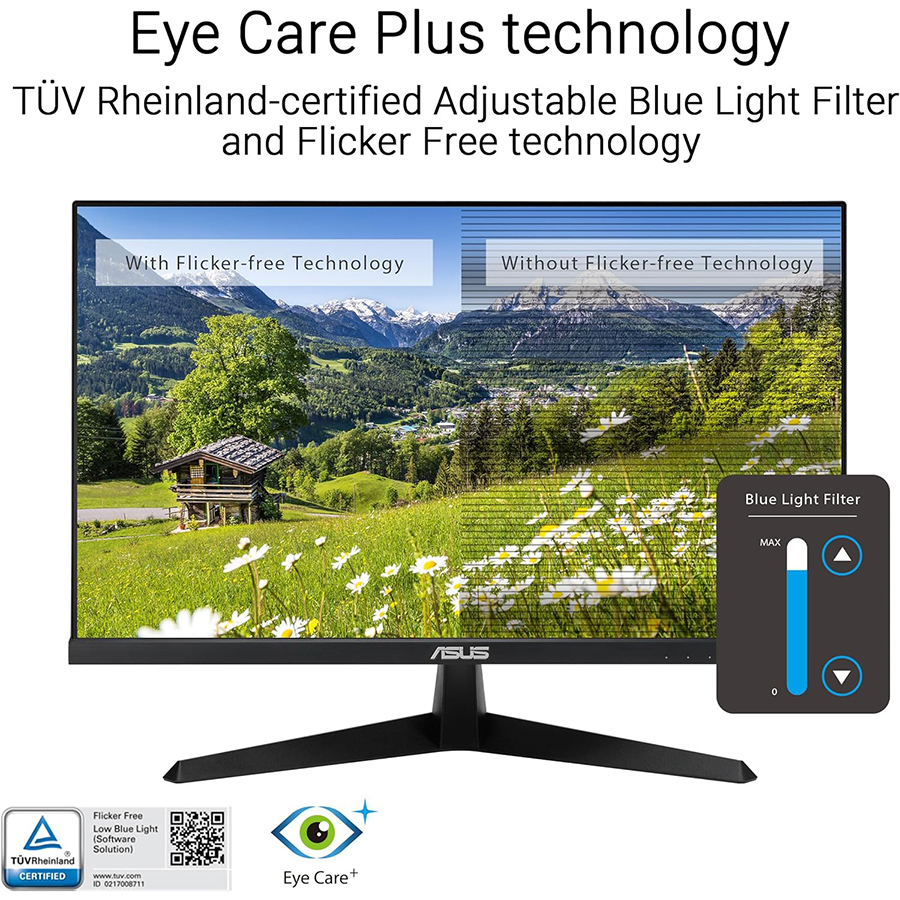 Asus VY249HGR 23.8″ FHD 1ms 120Hz Eye Care Monitor