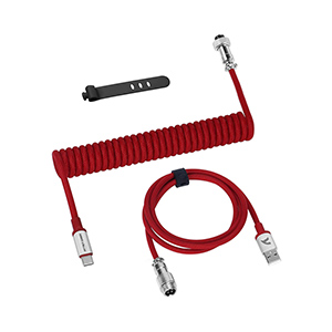 Attack Shark C01PRO Coiled Keyboard Cable White