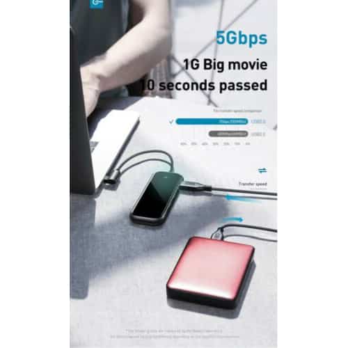 BASEUS Multi-function HUB UCN3276 Type-C to 7-port – 3 USB3.0