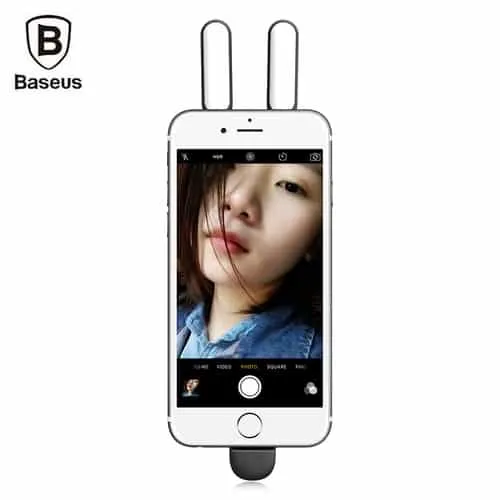 Baseus Selfie LED Fill-in Flashlight Spotlight Lamp 8 Pin Port – Black