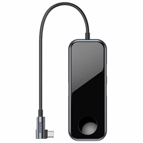 Baseus UCN3272 Type-C 3.0 HUB USB 3.0 Audio 4k HD PD Watch Wireless Charger Dock