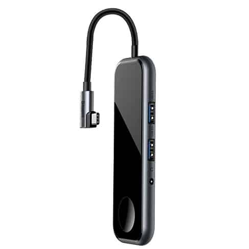 Baseus UCN3272 Type-C 3.0 HUB USB 3.0 Audio 4k HD PD Watch Wireless Charger Dock
