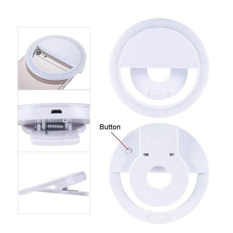 Beauty Lamp LED USB Charge Selfie Ring Light