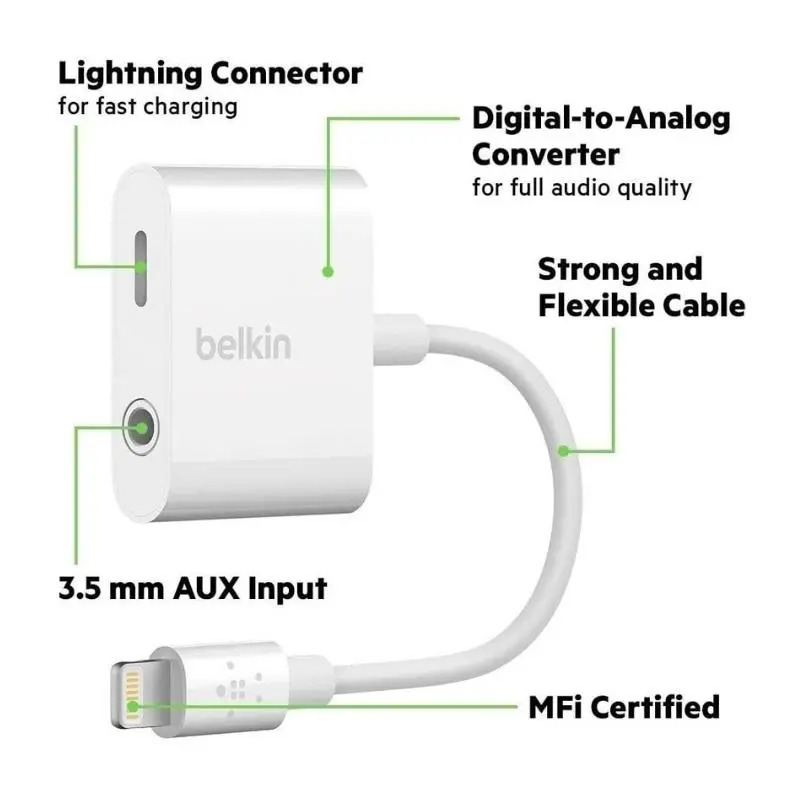 Belkin 3.5mm Audio + Charge Rockstar