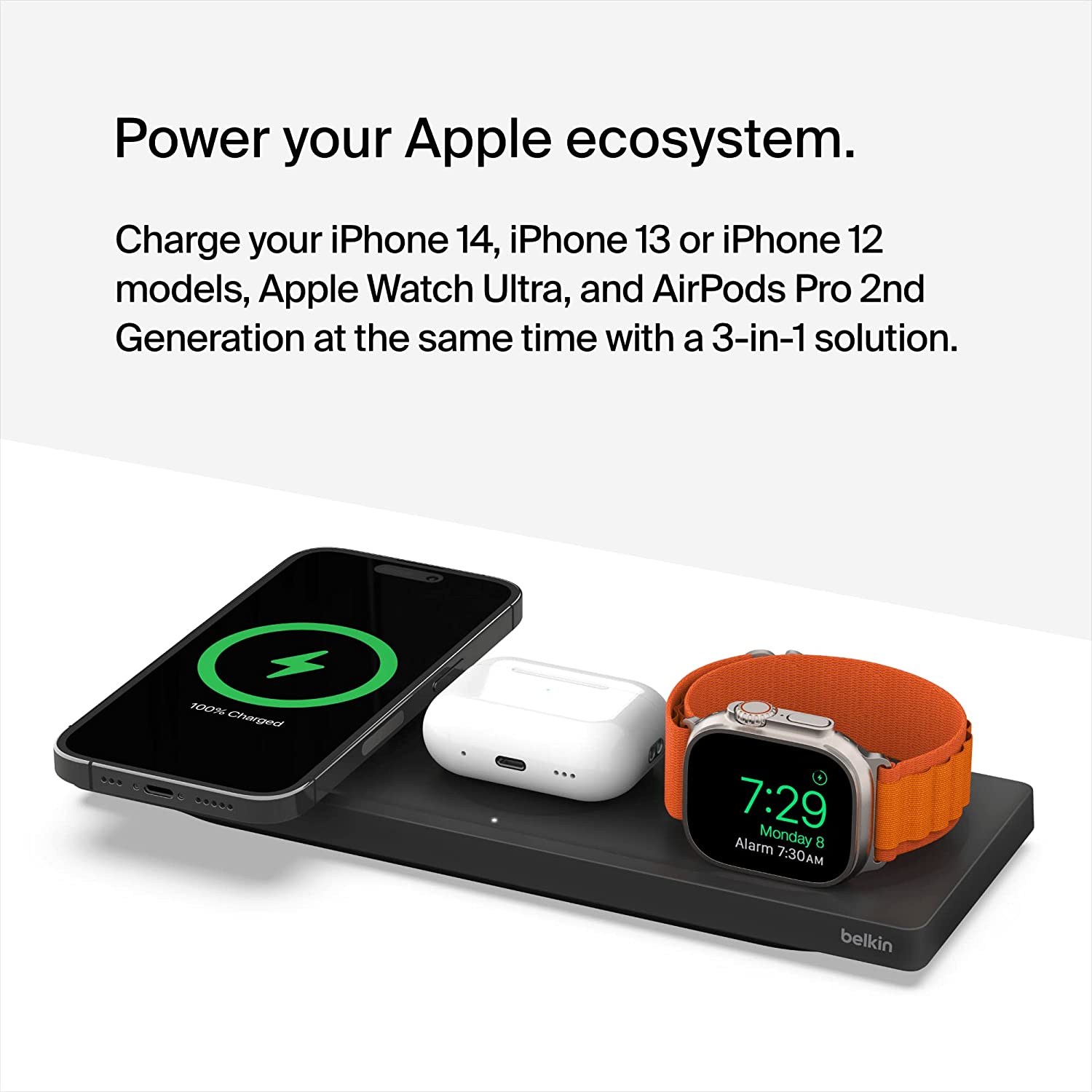 Belkin MagSafe 3-in-1 Wireless Charging Pad