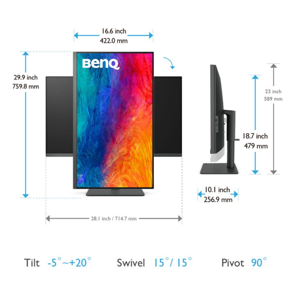 BenQ DesignVue PD3205U 31.5″ 4K HDR Designer Monitor