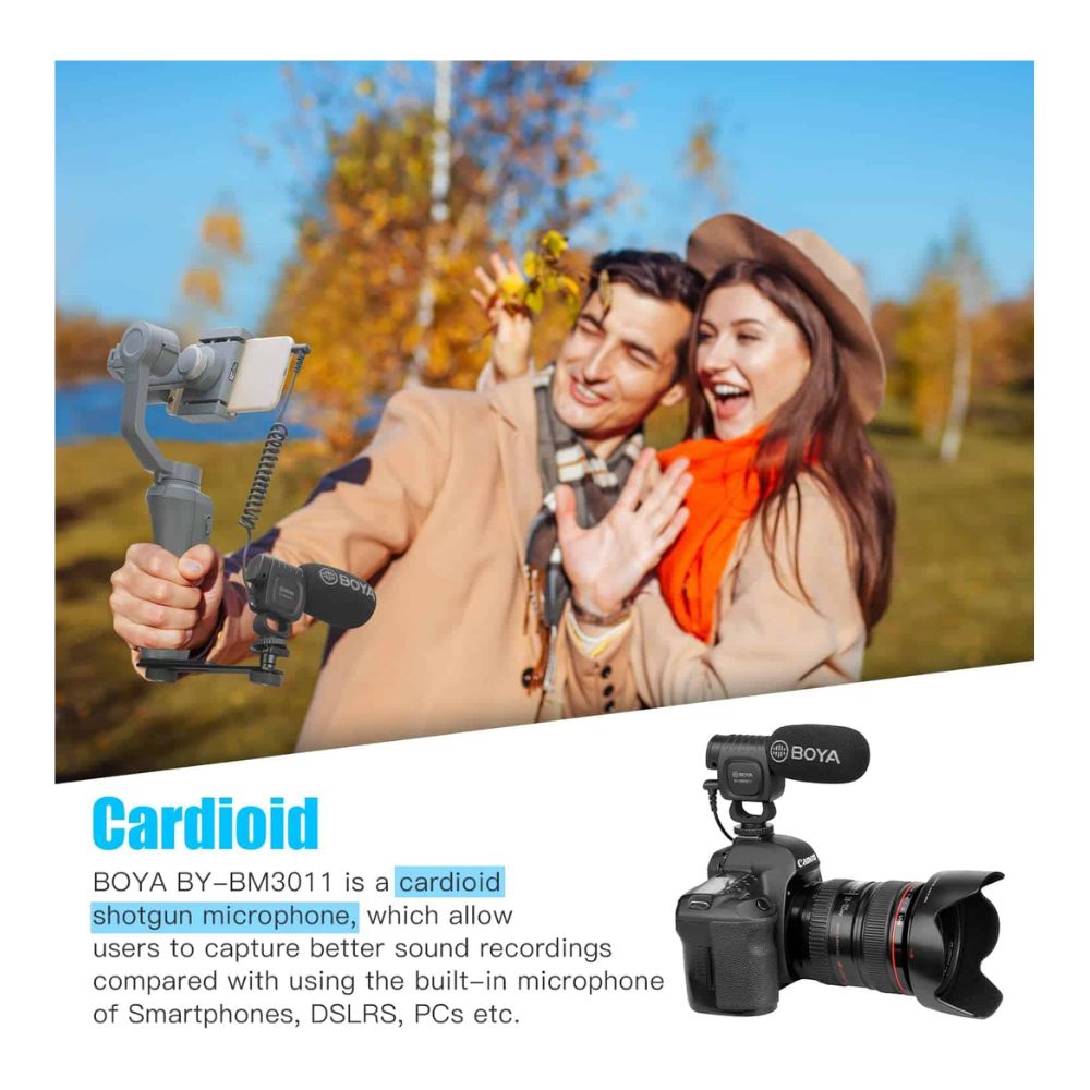 BOYA BY-BM3011 Camera Microphone,Shotgun Microphone
