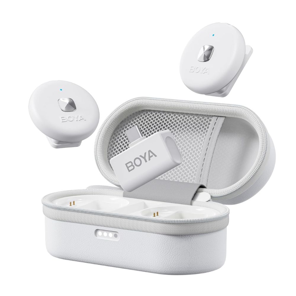 BOYA OMIC-U 2-Person Wireless Microphone System with USB-C Connector for Mobile Devices