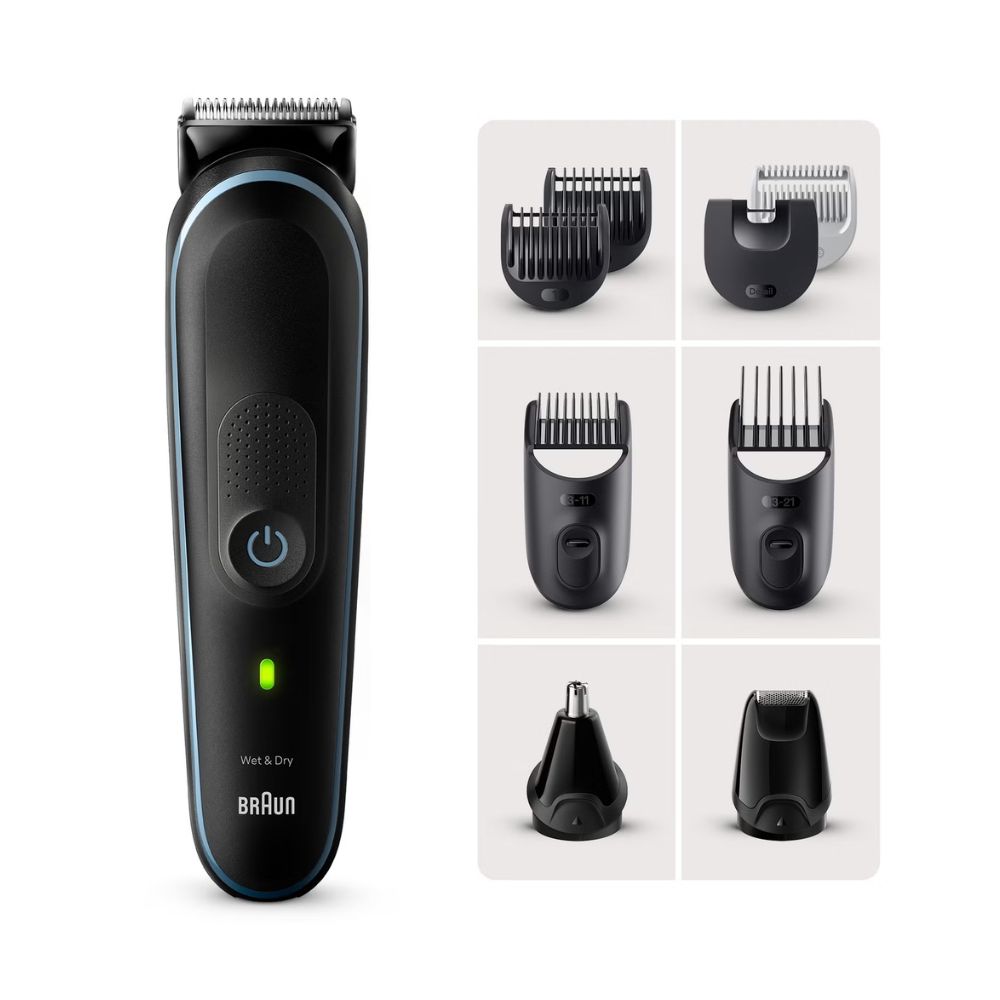 Braun 9-in-1 Beard Trimmer Hair Clipper Body Groomer