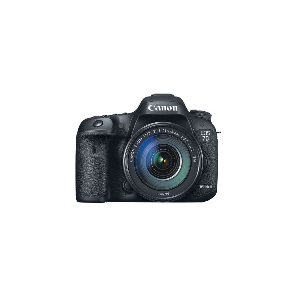 Canon EOS 7D Mark II DSLR Camera with 18-135mm f/3.5-5.6 IS USM Lens &amp; W-E1 Wi-Fi Adapter