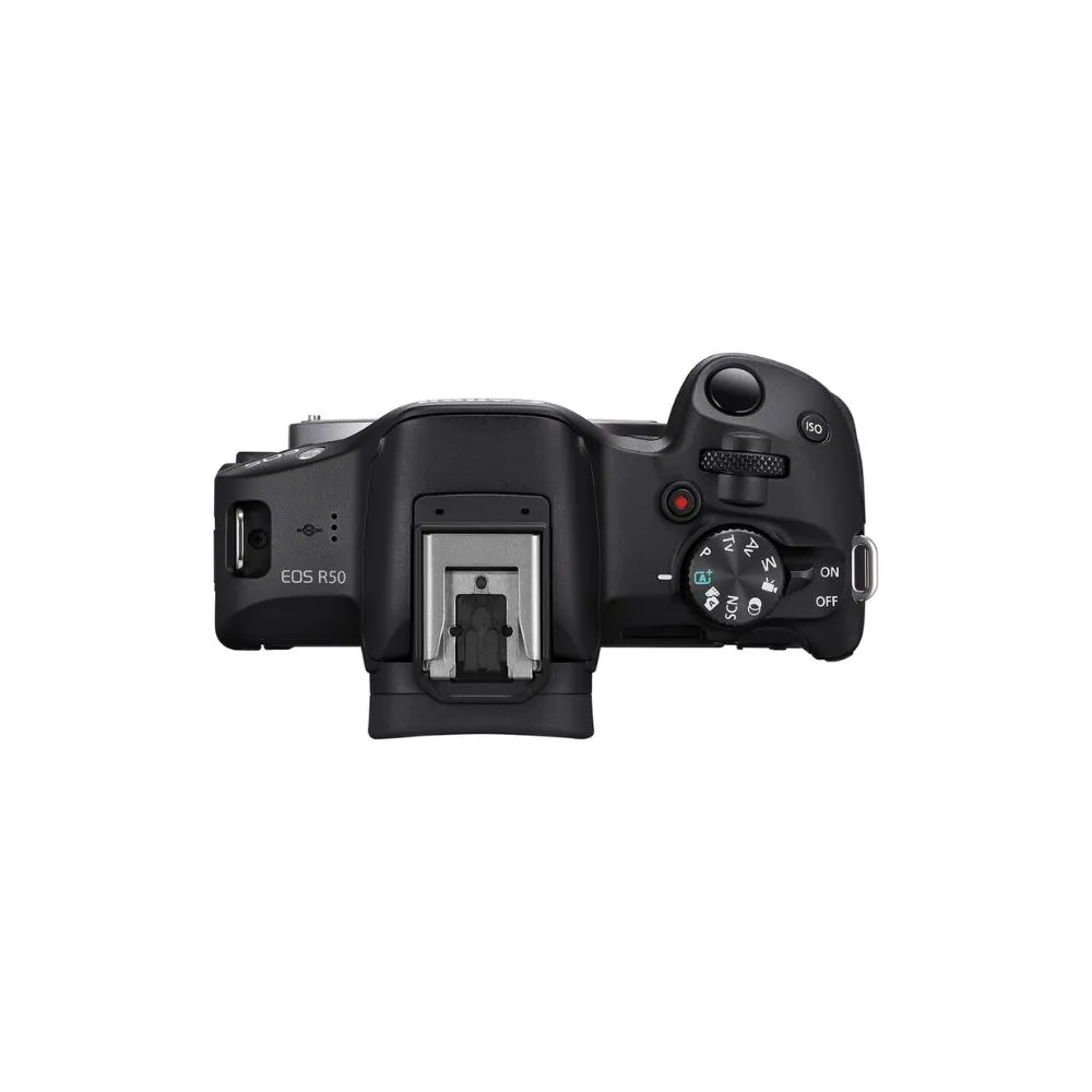 Canon EOS R50 Mirrorless Camera Content Creator Kit – Black