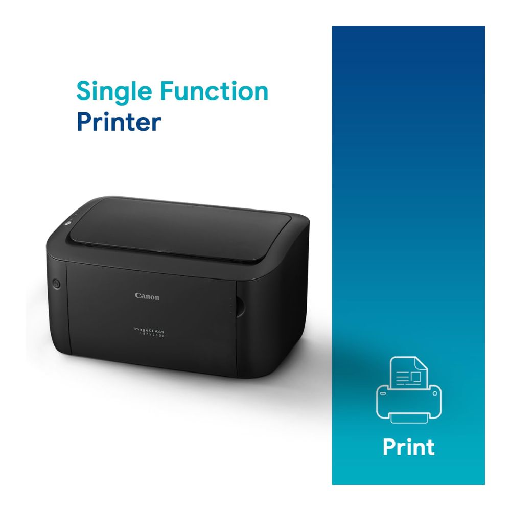 Canon i-SENSYS LBP6030B Monochrome Laser Printer – Compact and Energy-Efficient for Small Office and Home Use
