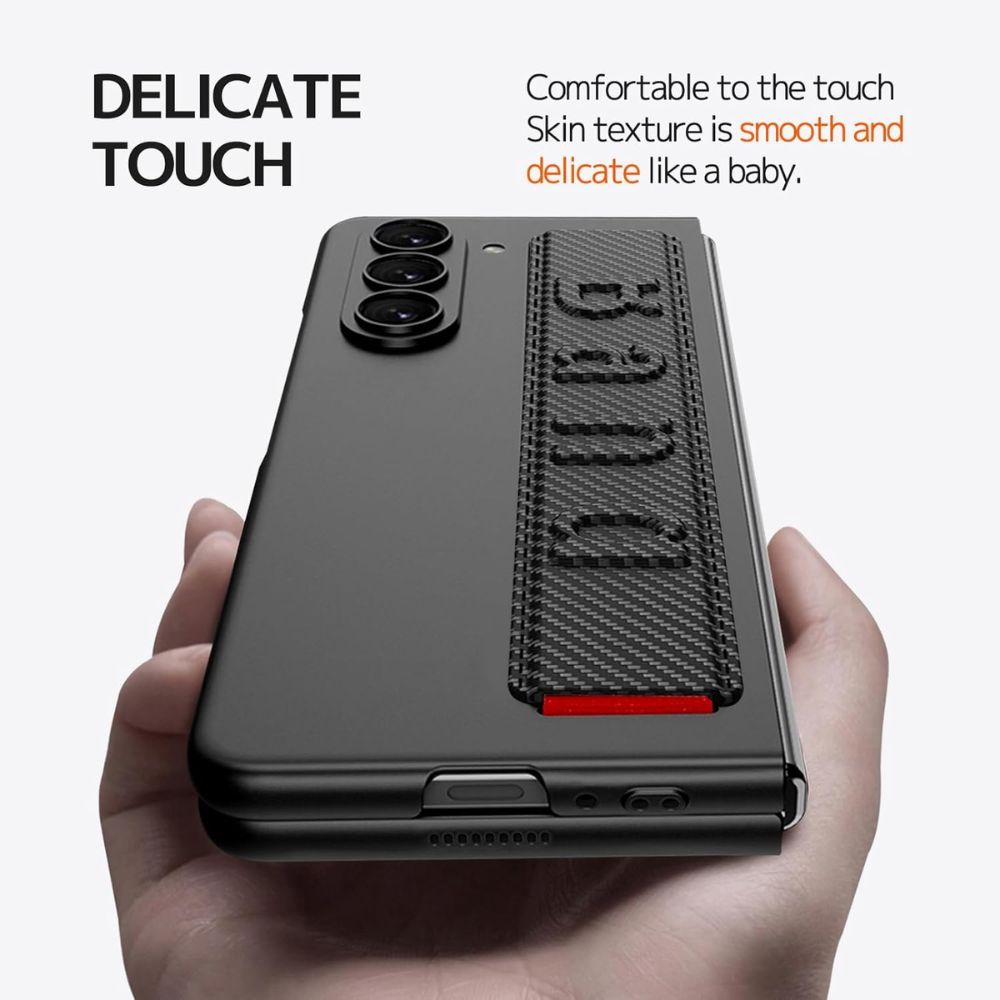 Carbon Fiber Strap Cover for Galaxy Z Fold 7 Case