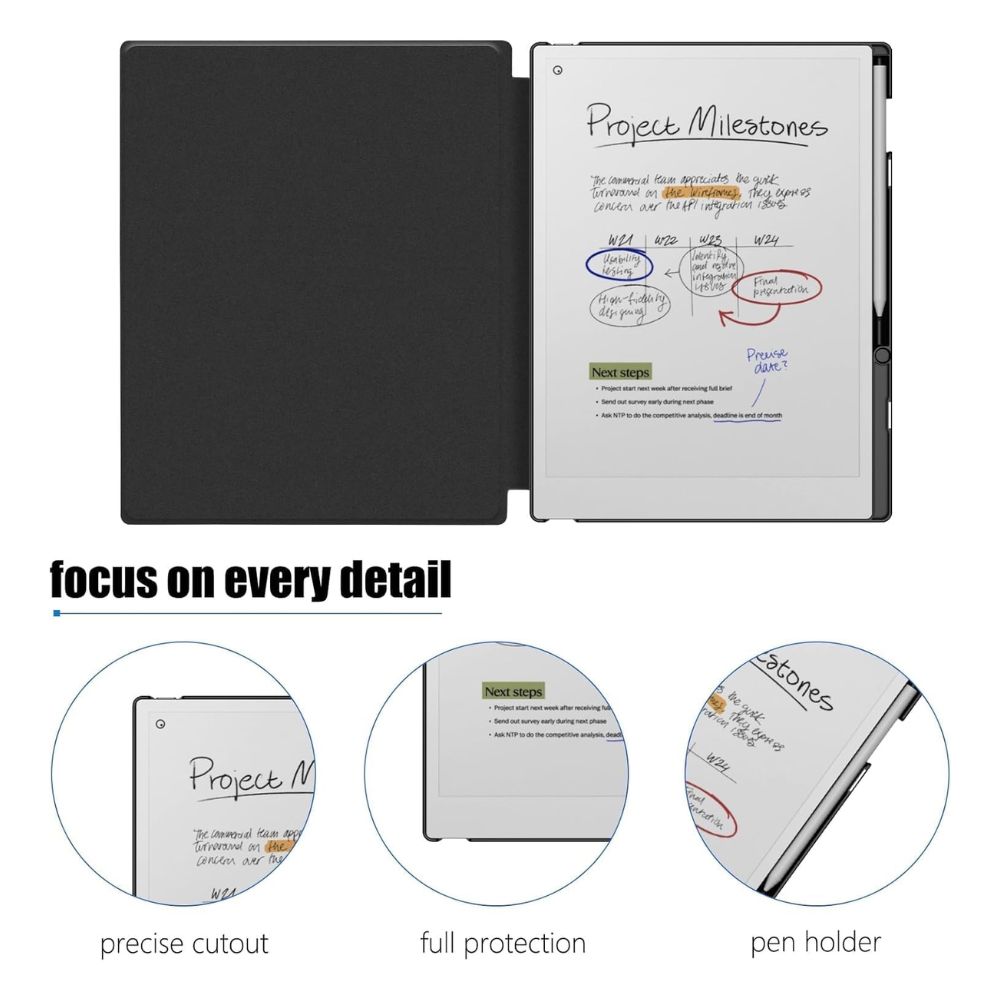 CENXI Case for Remarkable Paper Pro Tablet 11.8 inch
