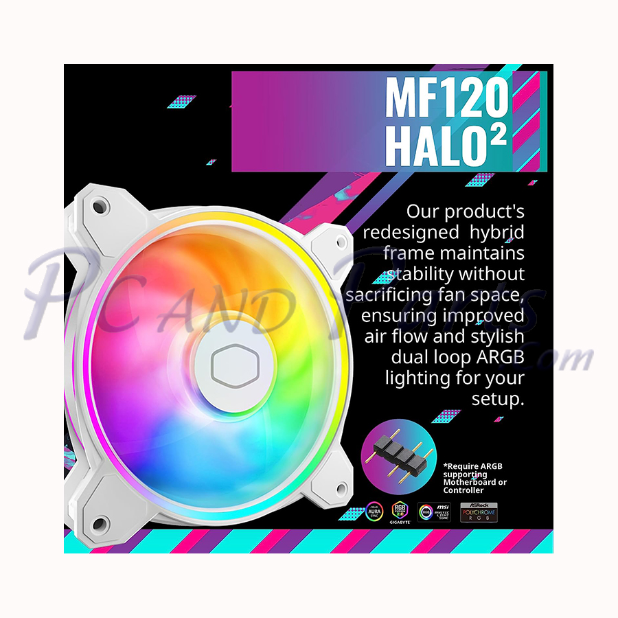 Cooler Master Hyper 212 Halo White CPU Air Cooler