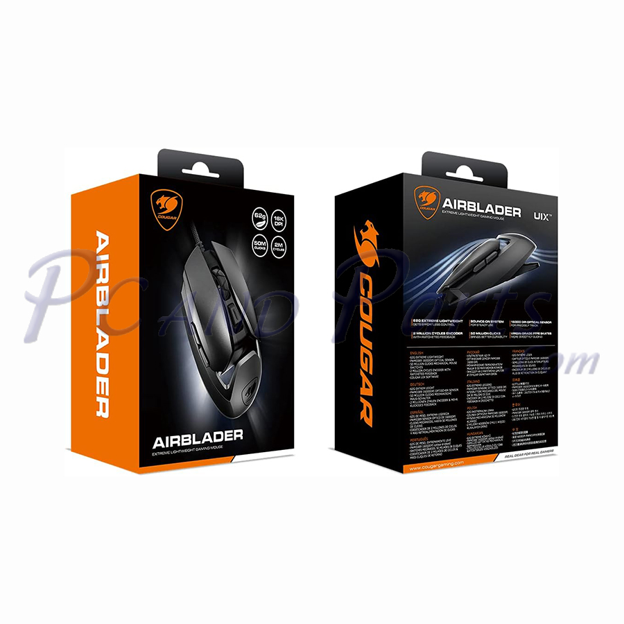 Cougar Mouse AirBlader Extreme Lightweight Optical Gaming Mouse