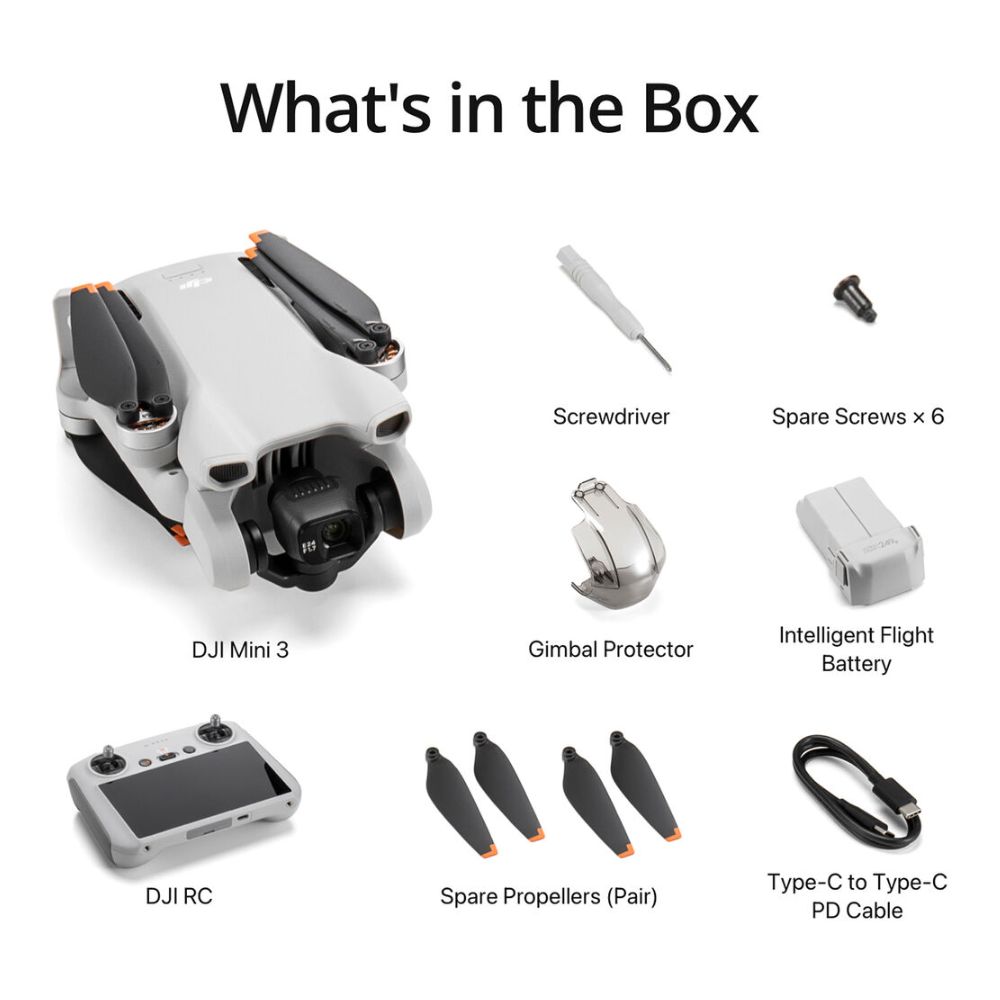 DJI Mini 3 Drone with DJI RC Remote