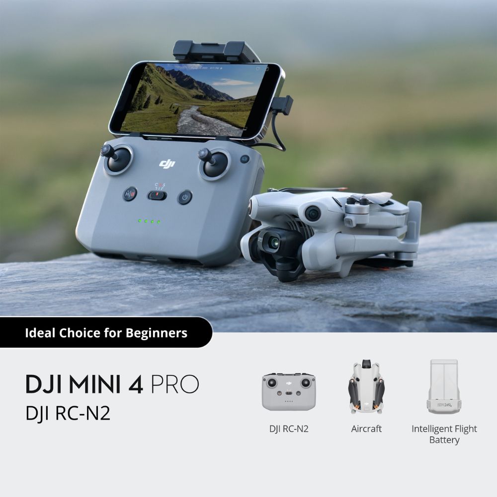 DJI Mini 4 Pro-RC-N2 Camera Drone Bundle