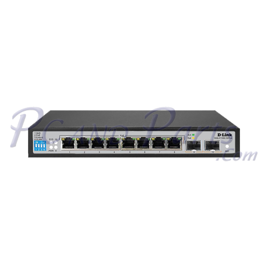 Dlink DGS-F1100-10PS-E/E PoE Gigabit Managed Switch