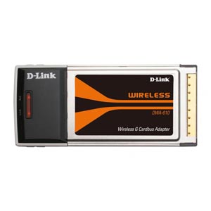 Dlink DWA-610 54MB/s WIFI PCMCIA Card