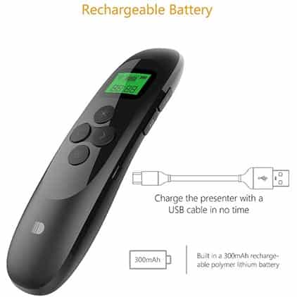 Doosl Presentation Remote Rechargeable Wireless Presenter