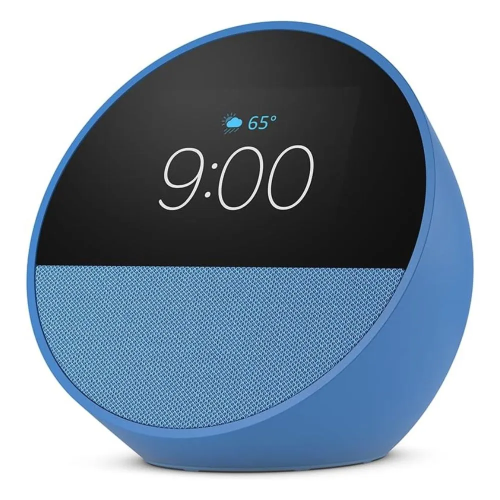 Echo Spot Smart alarm clock with vibrant sound + Alexa