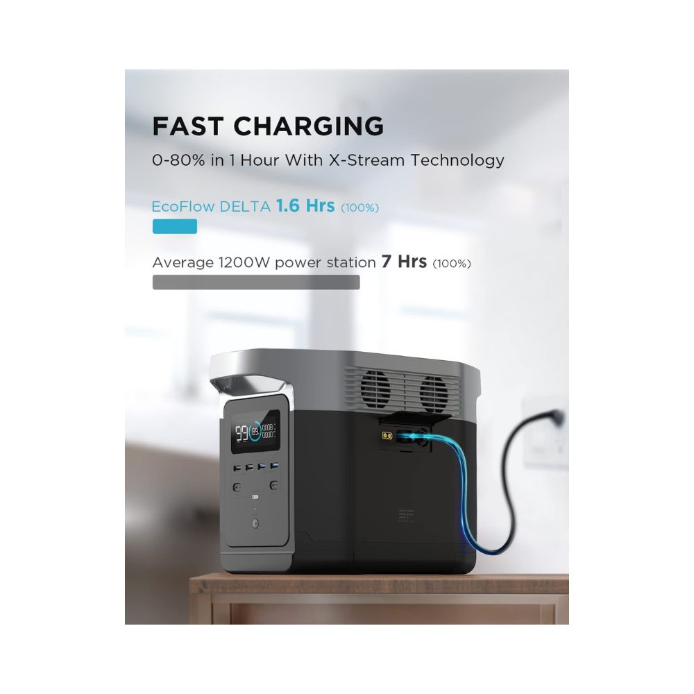 ECOFLOW DELTA Portable Power Station (1800W)