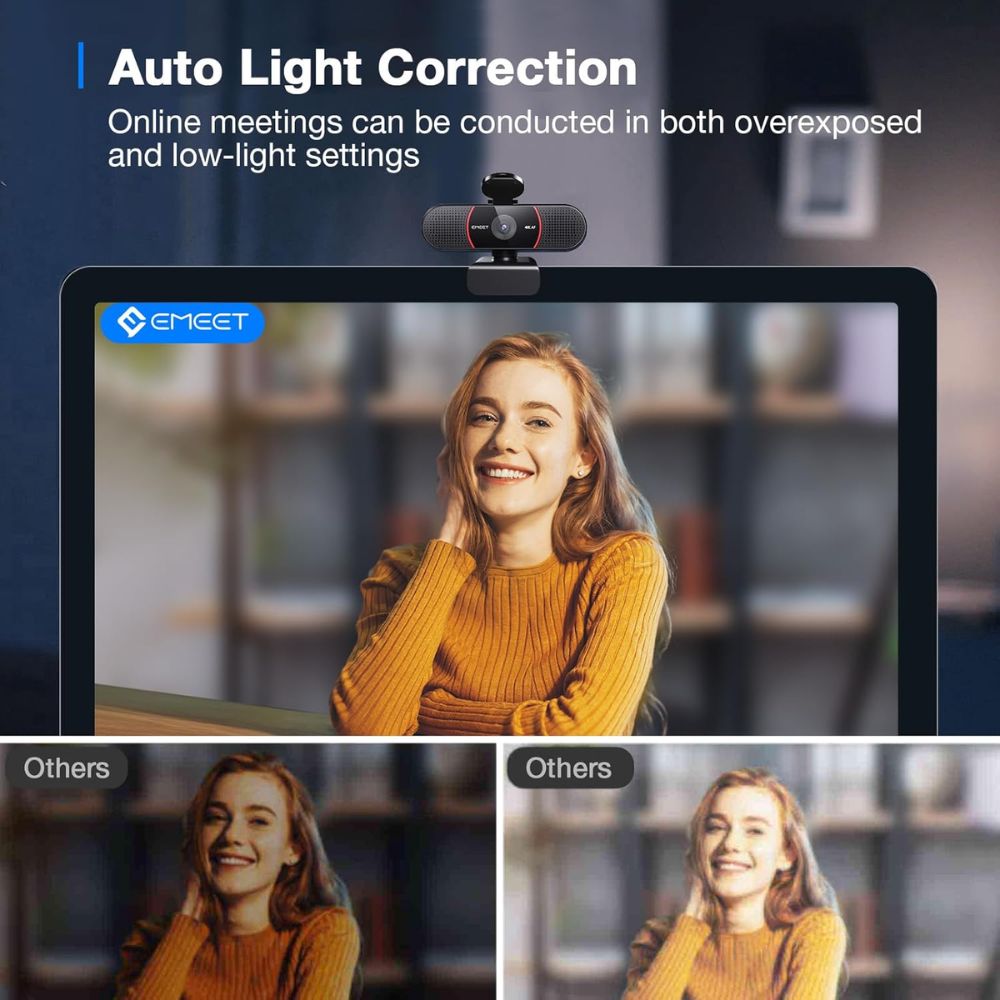 EMEET C960 4K Webcam for PC